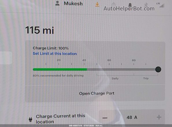5YJYGDEE7MF074565 2021 TESLA MODEL Y Gray 