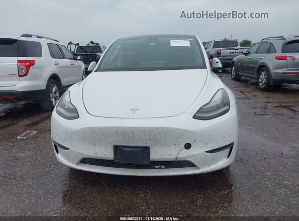 5YJYGDEE7MF082164 2021 TESLA MODEL Y Белый Вид панели приборов