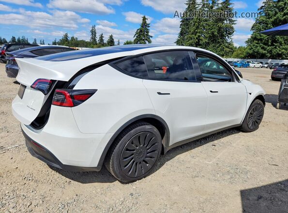 5YJYGDEE7MF153685 2021 TESLA MODEL Белый Задняя правая четверть