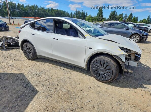 5YJYGDEE7MF153685 2021 TESLA MODEL Белый Передняя правая четверть