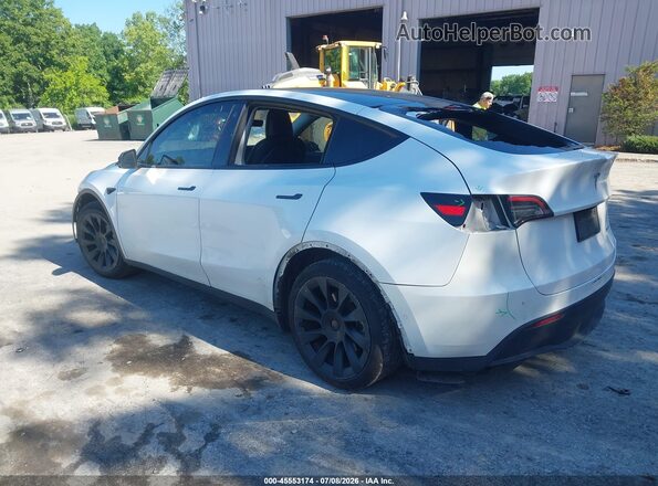 5YJYGDEE7MF194138 2021 TESLA MODEL Y Белый Задняя левая четверть