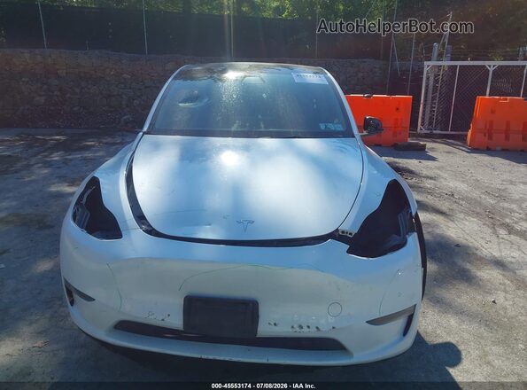 5YJYGDEE7MF194138 2021 TESLA MODEL Y Белый Вид задней части салона