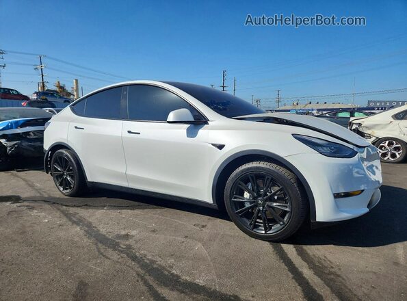 5YJYGDEE7MF202643 2021 TESLA MODEL White Передня права чверть