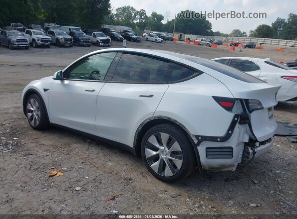 5YJYGDEE7MF203615 2021 TESLA MODEL Y Белый Задняя левая четверть