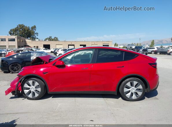 5YJYGDEE7MF219233 2021 TESLA MODEL Y Red Widok wnętrza 360 stopni
