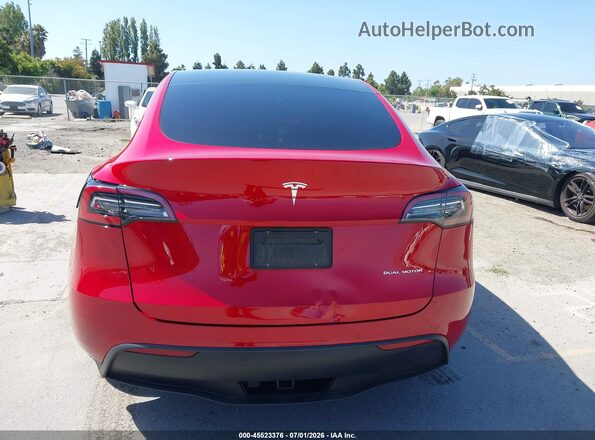 5YJYGDEE7MF219233 2021 TESLA MODEL Y Red 