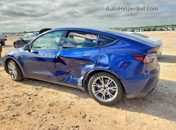 5YJYGDEE7MF246867 2021 TESLA MODEL Blue Trasero izquierdo