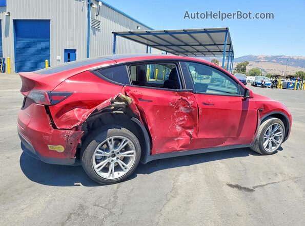 5YJYGDEE7MF271848 2021 TESLA MODEL Red Rear right
