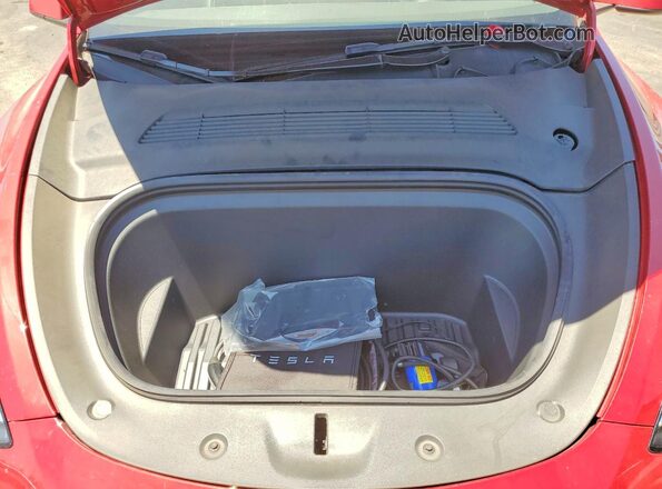 5YJYGDEE7MF271848 2021 TESLA MODEL Red Engine compartment view