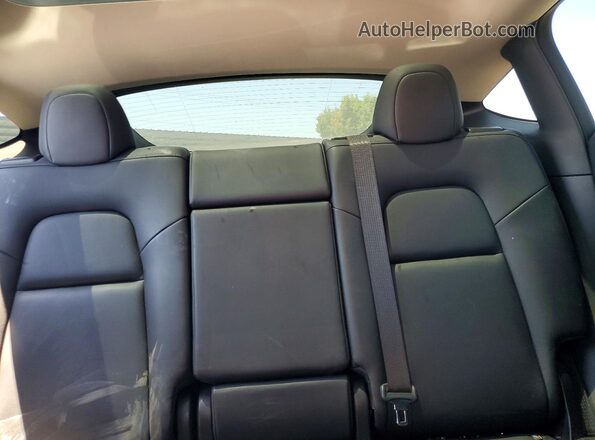 5YJYGDEE7MF271848 2021 TESLA MODEL Red Rear seats view