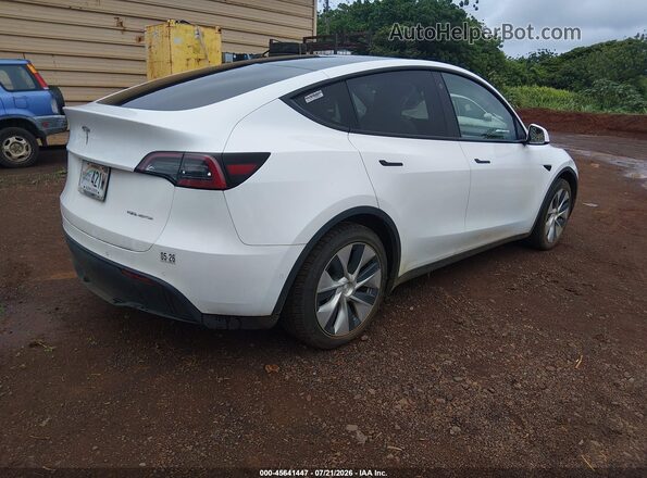 5YJYGDEE7MF279142 2021 TESLA MODEL Y Белый Задняя правая четверть