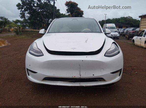 5YJYGDEE7MF279142 2021 TESLA MODEL Y Белый Вид щитка приборов