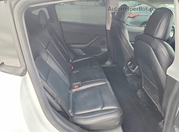 5YJYGDEE7MF299987 2021 TESLA MODEL White Rear seats view