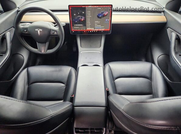 5YJYGDEE7MF299987 2021 TESLA MODEL White Dashboard view