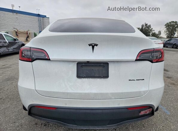 5YJYGDEE7MF299987 2021 TESLA MODEL White Rear view