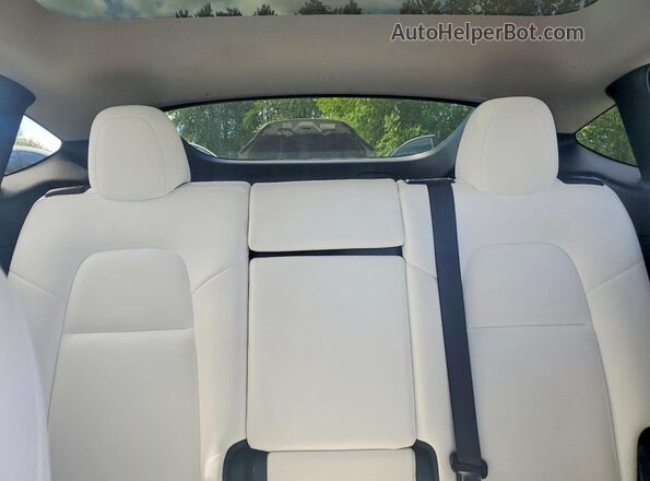 5YJYGDEE8LF025826 2020 TESLA MODEL Black Rear seats view