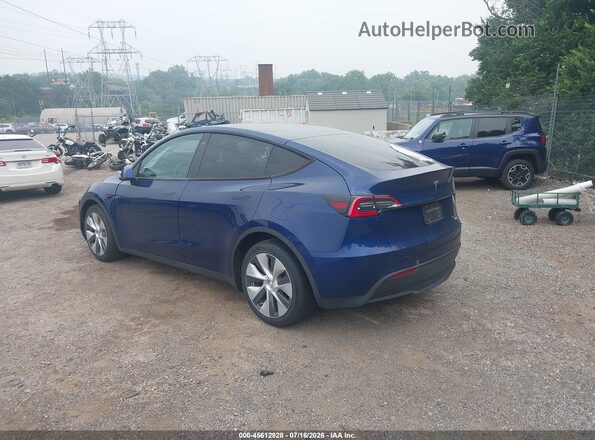 5YJYGDEE8MF061047 2021 TESLA MODEL Y Синий Задняя левая четверть