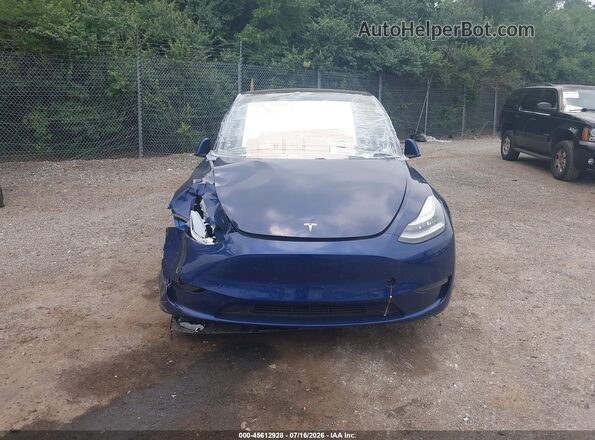 5YJYGDEE8MF061047 2021 TESLA MODEL Y Синий Вид панели приборов