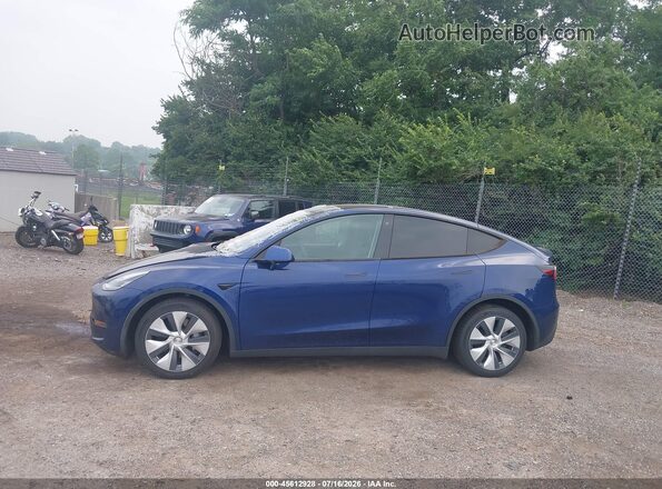 5YJYGDEE8MF061047 2021 TESLA MODEL Y Синий Вид задней части салона