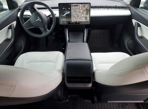 5YJYGDEE8MF085123 2021 TESLA MODEL Gray Dashboard view