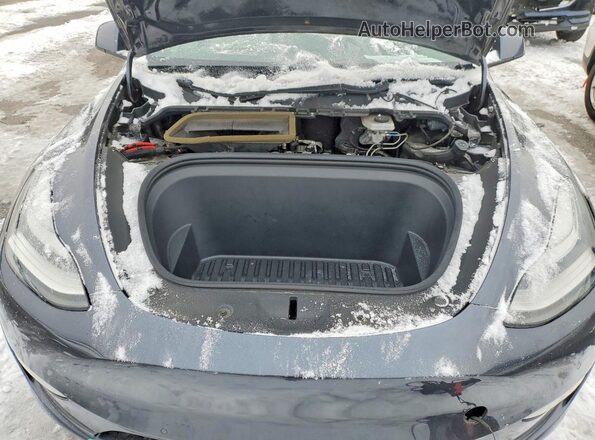 5YJYGDEE8MF085123 2021 TESLA MODEL Gray Rear interior view