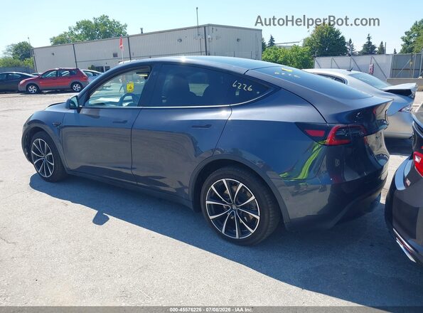 5YJYGDEE8MF105063 2021 TESLA MODEL Y Gray Հետևի ձախ