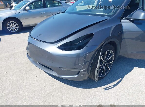 5YJYGDEE8MF105063 2021 TESLA MODEL Y Gray Դիմացի տեսք
