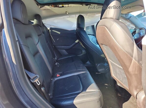 5YJYGDEE8MF211142 2021 TESLA MODEL Gray Հետևի նստատեղերի տեսք