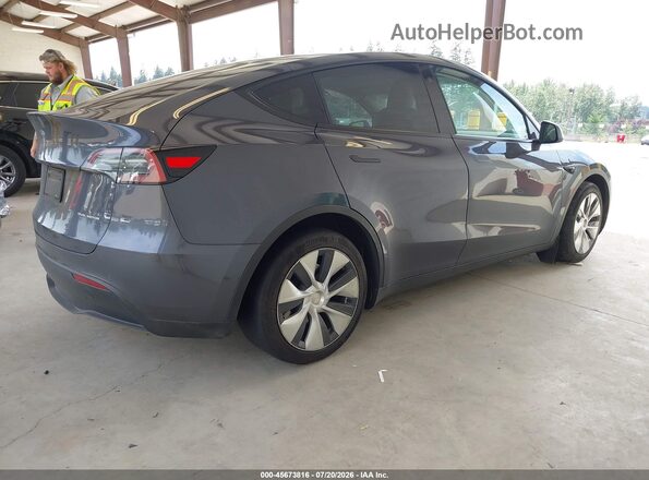 5YJYGDEE8MF283751 2021 TESLA MODEL Y Gray უკანა მარჯვენა