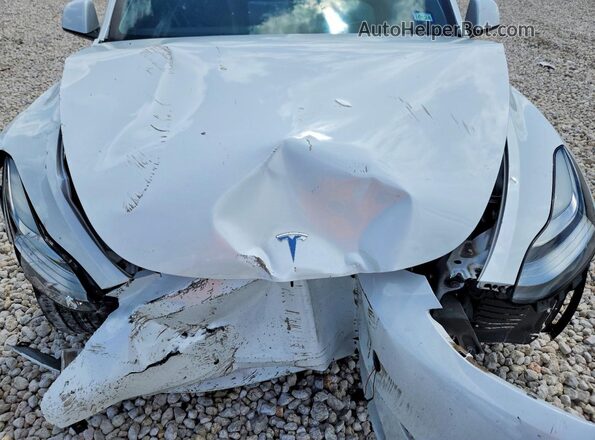 5YJYGDEE8MF303982 2021 TESLA MODEL White Вид задньої частини салону
