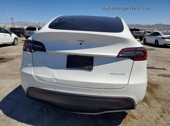 5YJYGDEE9MF298727 2021 TESLA MODEL White Вид ззаду