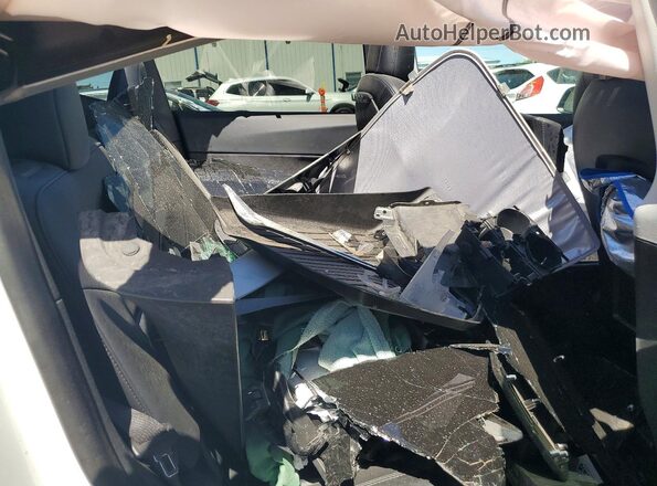 5YJYGDEE9MF298727 2021 TESLA MODEL White Вид задньої частини салону