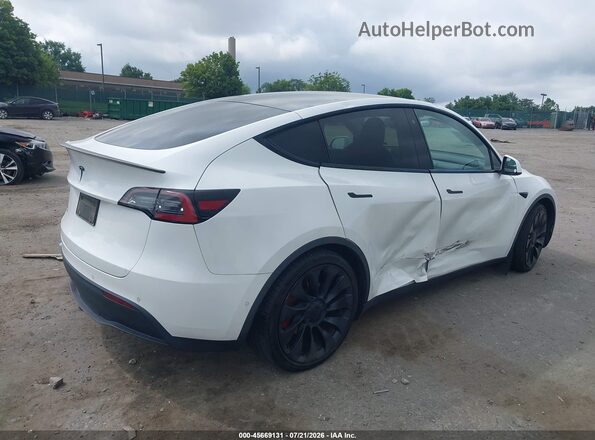 5YJYGDEF0LF028051 2020 TESLA MODEL Y White Հետևի աջ