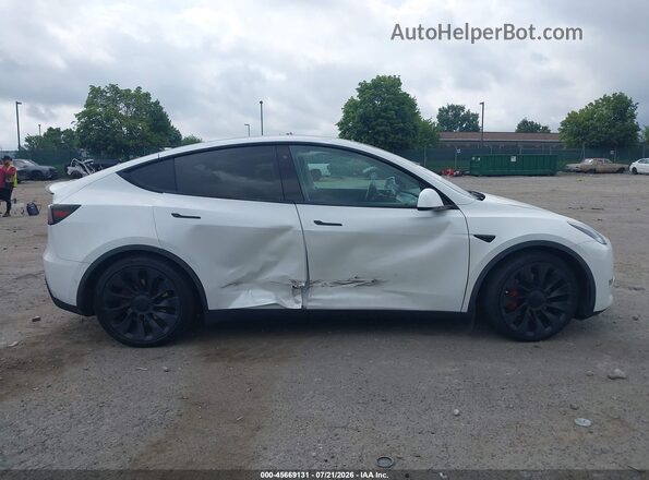 5YJYGDEF0LF028051 2020 TESLA MODEL Y White Սարքավորումների վահանակի տեսք