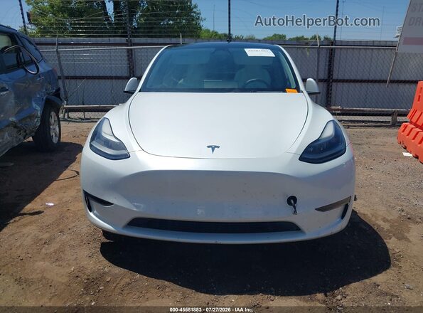5YJYGDEF0MF252292 2021 TESLA MODEL Y Белый Вид задней части салона