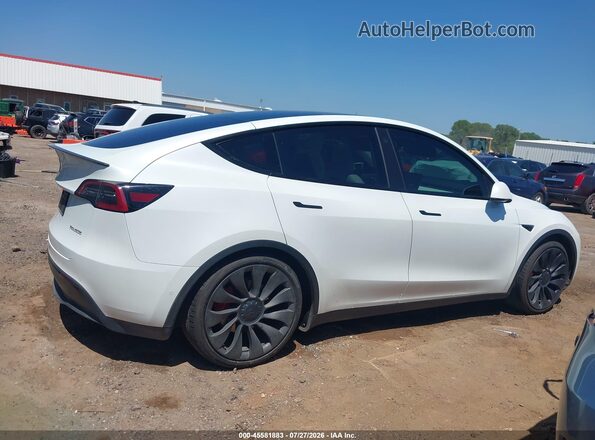 5YJYGDEF0MF252292 2021 TESLA MODEL Y Белый Панорамный вид салона 360°