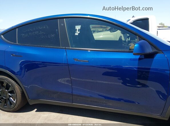 5YJYGDEF2LF003278 2020 TESLA MODEL Y Blue Սալոնի հետևի տեսք