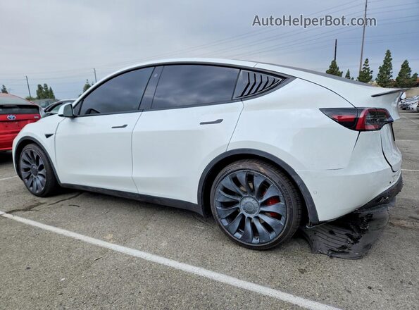 5YJYGDEF2MF251709 2021 TESLA MODEL Белый Задняя левая четверть