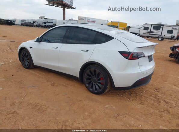 5YJYGDEF4MF230179 2021 TESLA MODEL Y White Հետևի ձախ