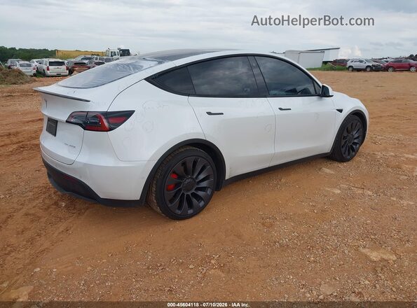 5YJYGDEF4MF230179 2021 TESLA MODEL Y White Հետևի աջ