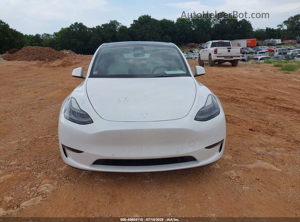 5YJYGDEF4MF230179 2021 TESLA MODEL Y White Սարքավորումների վահանակի տեսք