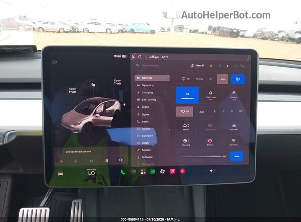 5YJYGDEF4MF230179 2021 TESLA MODEL Y White 