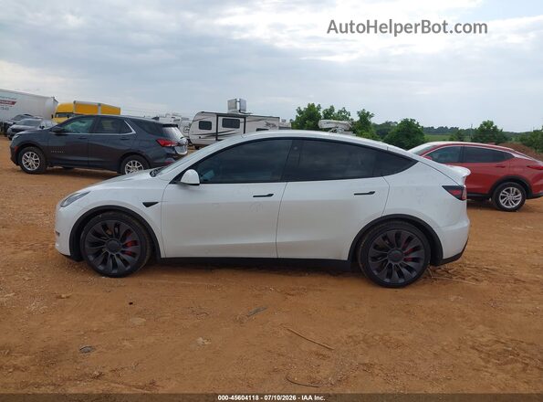 5YJYGDEF4MF230179 2021 TESLA MODEL Y White Սալոնի 360 աստիճան տեսք