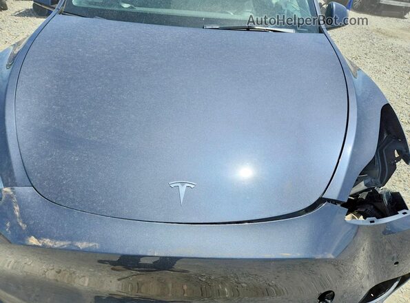 5YJYGDEF5MF264664 2021 TESLA MODEL Gray Widok wnętrza z tyłu