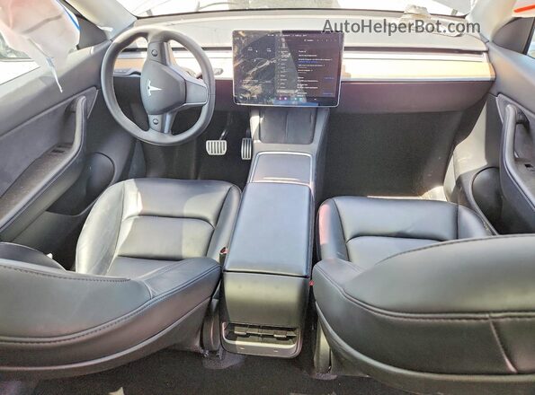 5YJYGDEF5MF264664 2021 TESLA MODEL Gray Widok deski rozdzielczej
