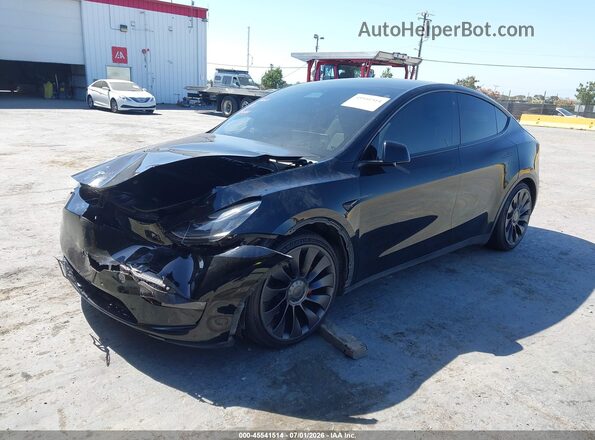 5YJYGDEF6LF058770 2020 TESLA MODEL Y Черный Передняя левая четверть