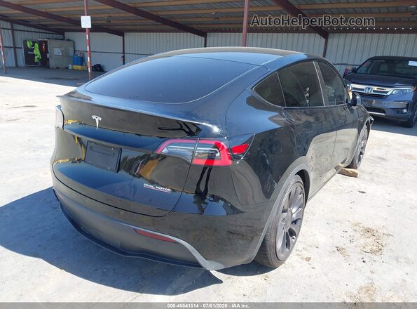 5YJYGDEF6LF058770 2020 TESLA MODEL Y Черный Задняя правая четверть