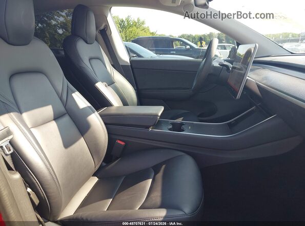 5YJYGDEF7LF006001 2020 TESLA MODEL Y Red Vista interior delantera