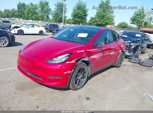5YJYGDEF7LF006001 2020 TESLA MODEL Y Red Vista tres cuartos delantera izquierda
