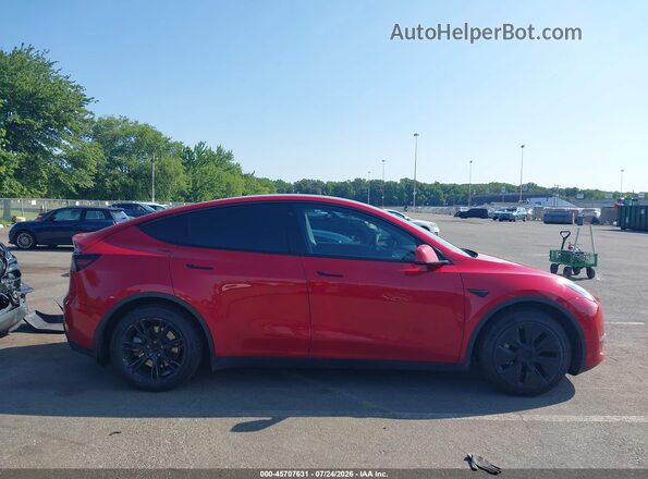 5YJYGDEF7LF006001 2020 TESLA MODEL Y Red Vista del cuadro de instrumentos